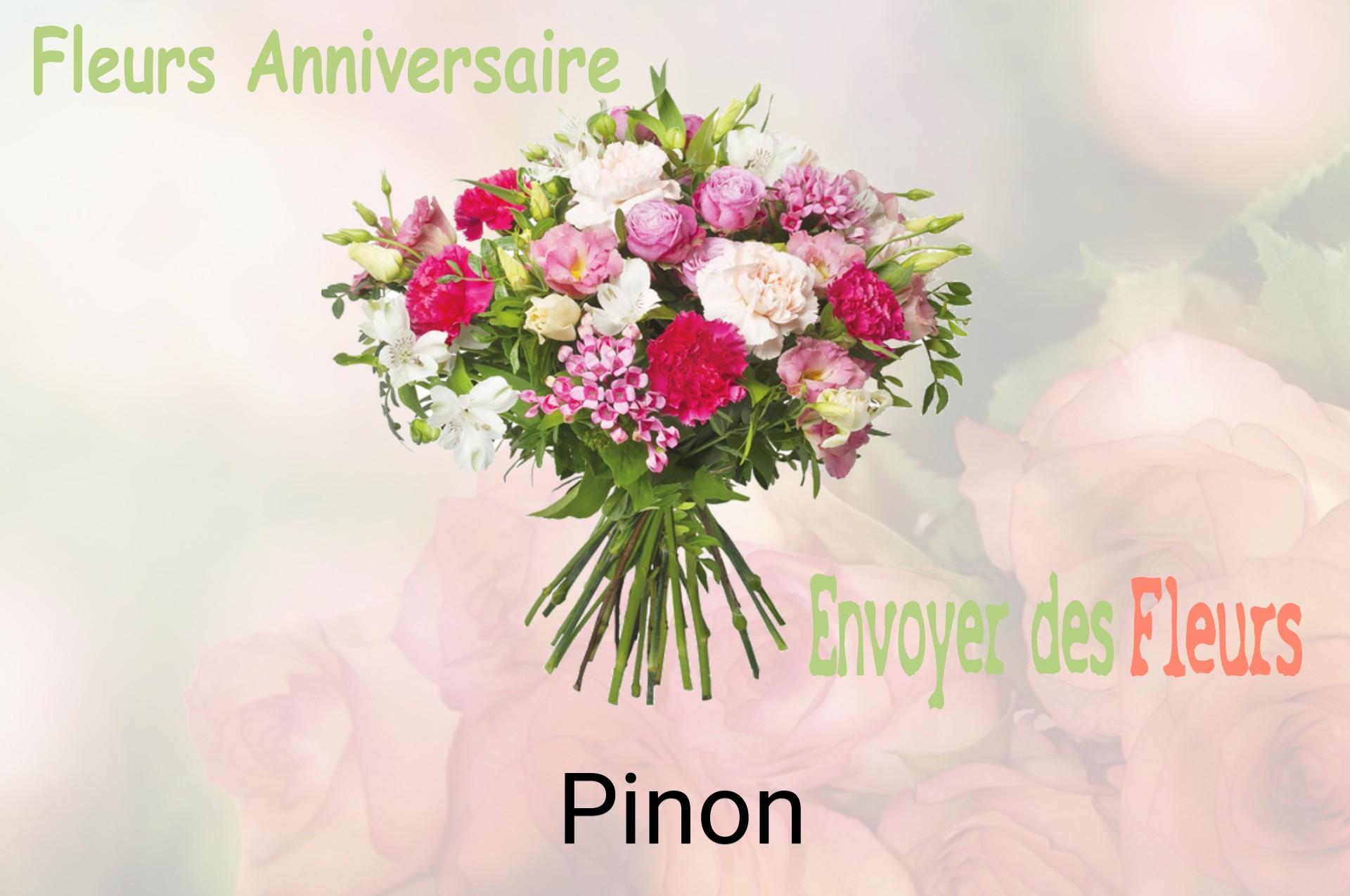 Bouquet de fleurs d’anniversaire livré à Pinon